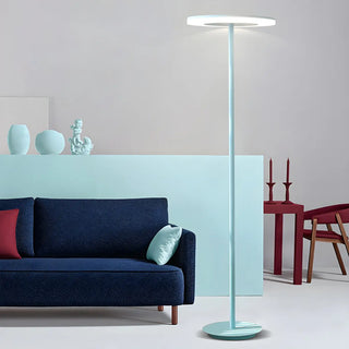 Yellow Macaron Style Acrylic Disc LED Floor Lamp Zawala Image - 8