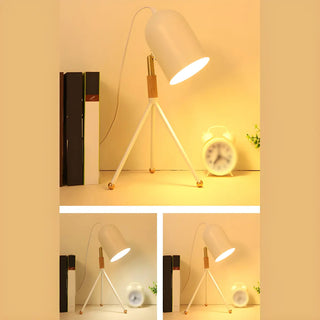 Macaron Yellow Tripod Dome Shade Reading Table Lamp Zawala Image - 13