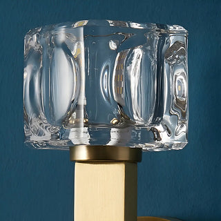 Elegant Crystal Glass Gold LED Vanity Light Fixture Zawala Image - 15