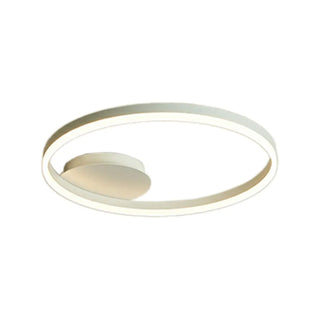 ZOWALA - Three White Circle LED Semi-Flush Mount Ceiling Light Image - 9