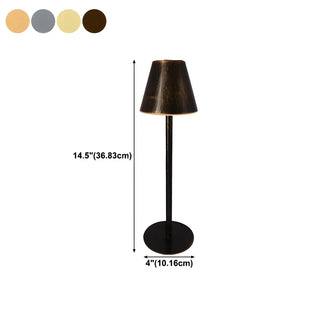 Living Room Simple Modern Metal Cone Shade Table Lamp Zawala #size