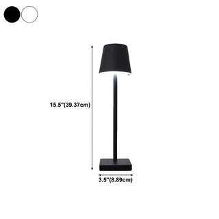 Living Room Simple Modern Metal Cone Shade Table Lamp Zawala Image - 14