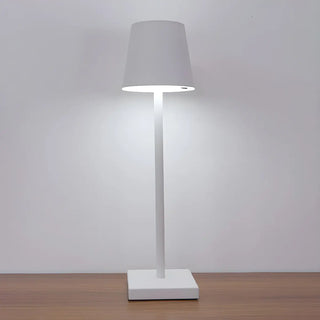Living Room Simple Modern Metal Cone Shade Table Lamp Zawala Image - 7