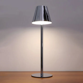 Living Room Simple Modern Metal Cone Shade Table Lamp Zawala Image - 9