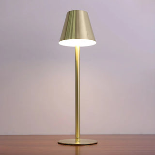 Living Room Simple Modern Metal Cone Shade Table Lamp Zawala Image - 10