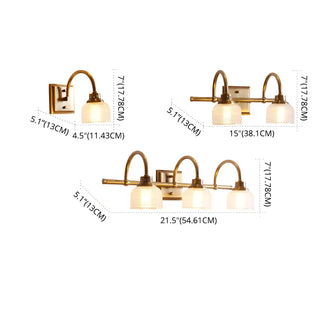 Vintage Prismatic Glass 2 Blubs Bathroom Vanity Light Zawala Image - 13