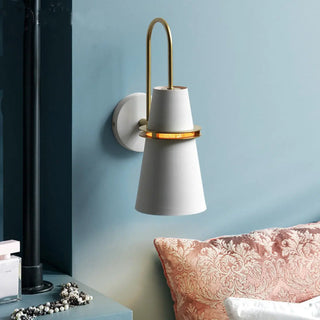 Coastal Cone Iron Restaurant Blue Mini Wall Sconce Zawala Image - 9
