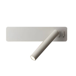 Mini Rectangular Base Cylinder Bedside Reading Wall Sconce Zawala Image - 6