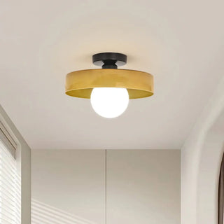 ZOWALA - Mini Resin Ball Semi-Flush Mount Light Image - 1