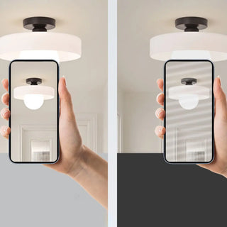 ZOWALA - Mini Resin Ball Semi-Flush Mount Light Image - 11