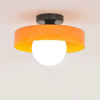 ZOWALA - Mini Resin Ball Semi-Flush Mount Light Image - 4