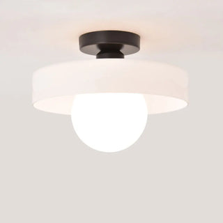 ZOWALA - Mini Resin Ball Semi-Flush Mount Light Image - 5