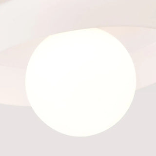 ZOWALA - Mini Resin Ball Semi-Flush Mount Light Image - 7