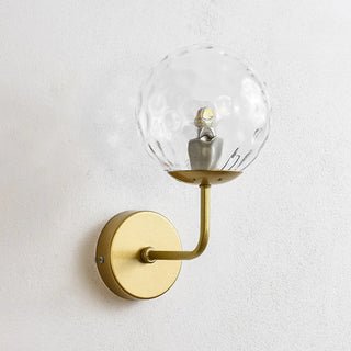 Modern Mini Black Globe LED Metal Wall Sconce Zawala Image - 14