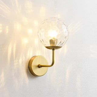 Modern Mini Black Globe LED Metal Wall Sconce Zawala Image - 9