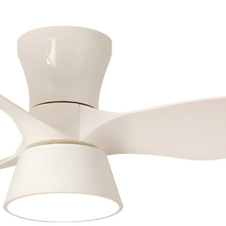 ZOWALA - Minimalist 3-Blade Black Ceiling Fan Light Image - 12