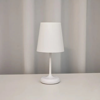 White Elegant Minimalist Wine Glass Shape Table Lamp Zawala Image - 5