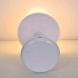 White Elegant Minimalist Wine Glass Shape Table Lamp Zawala Image - 7