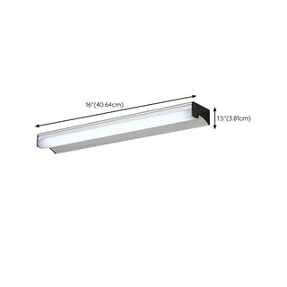 Black Rectangular Modern LED Vanity Light Fixture Zowala Image - 13