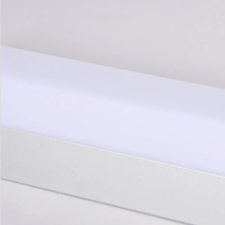 ZOWALA - Minimalist White Rectangular Bathroom Vanity Light Image - 10