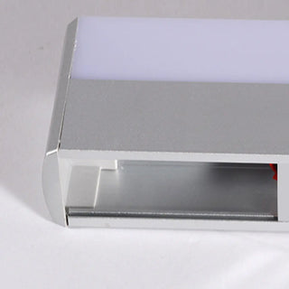 ZOWALA - Minimalist White Rectangular Bathroom Vanity Light Image - 11