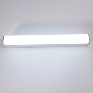 ZOWALA - Minimalist White Rectangular Bathroom Vanity Light Image - 3