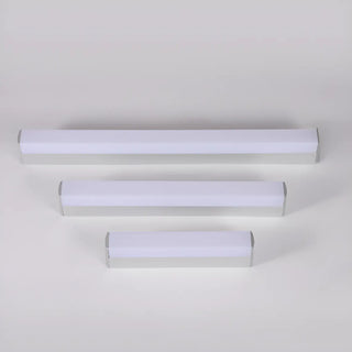 ZOWALA - Minimalist White Rectangular Bathroom Vanity Light Image - 5