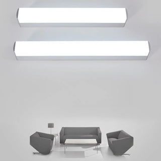 ZOWALA - Minimalist White Rectangular Bathroom Vanity Light Image - 8