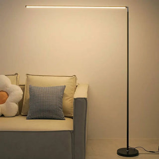 Adjustable Minimalist Metal Linear LED Floor Lamp Zawala Image - 1