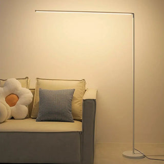 Adjustable Minimalist Metal Linear LED Floor Lamp Zawala Image - 4