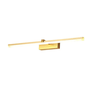 ZOWALA - Minimalist Gold Aluminum Linear LED Vanity Light Image - 9