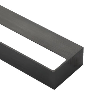 Modern Rectangular Black Bathroom LED Vanity Light Zawala Image - 13
