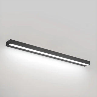 Modern Rectangular Black Bathroom LED Vanity Light Zawala Image - 4