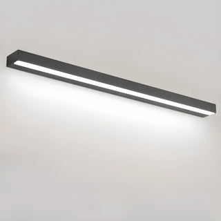 Modern Rectangular Black Bathroom LED Vanity Light Zawala Image - 7