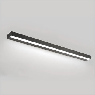 Modern Rectangular Black Bathroom LED Vanity Light Zawala Image - 8