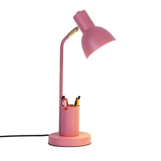 Minimalist Pink Bell Shade Metal Study Table Lamp Zawala Image - 18