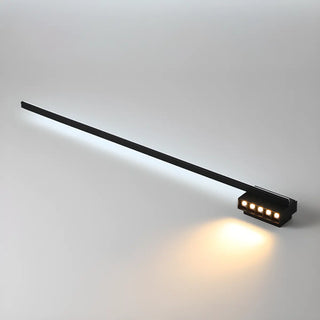 Minimalist Black Linear LED Up Down Vanity Light Zawala Image - 10