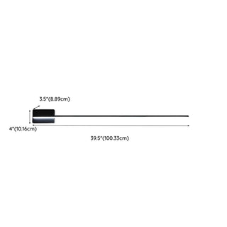 Minimalist Black Linear LED Up Down Vanity Light Zawala Image - 15
