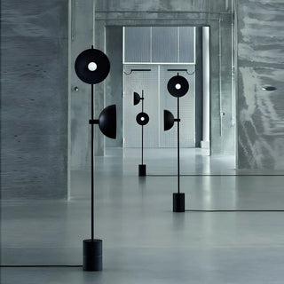 Minimalist Dome Modern LED Black Metal Floor Lamp Zawala Image - 5