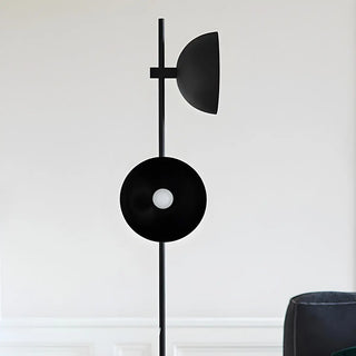 Minimalist Dome Modern LED Black Metal Floor Lamp Zawala Image - 6