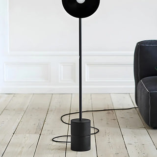 Minimalist Dome Modern LED Black Metal Floor Lamp Zawala Image - 9