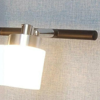 Minimalist Cylinder 3-Light Black Metal Vanity Light Zawala Image - 12