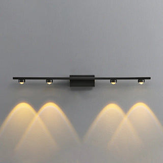 4-Light Black Minimalist Linear Vanity Light Fixture Zowala Image - 10