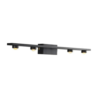 4-Light Black Minimalist Linear Vanity Light Fixture Zowala Image - 11