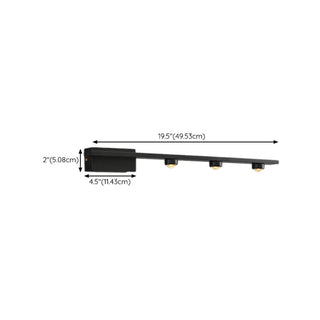 4-Light Black Minimalist Linear Vanity Light Fixture Zowala Image - 16