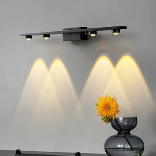 4-Light Black Minimalist Linear Vanity Light Fixture Zowala Image - 2