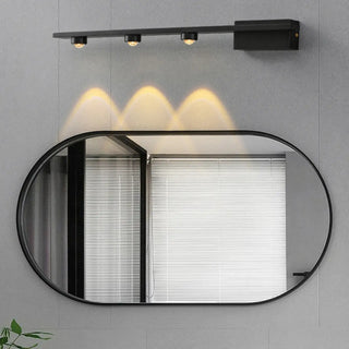 4-Light Black Minimalist Linear Vanity Light Fixture Zowala Image - 3