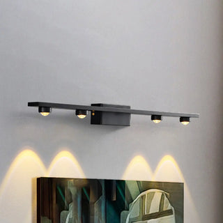 4-Light Black Minimalist Linear Vanity Light Fixture Zowala Image - 6