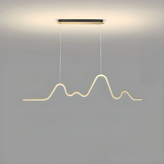 ZOWALA - Stylish Wavy and Globe Kitchen Island Pendant Light Image - 10
