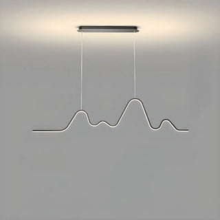 ZOWALA - Stylish Wavy and Globe Kitchen Island Pendant Light Image - 11
